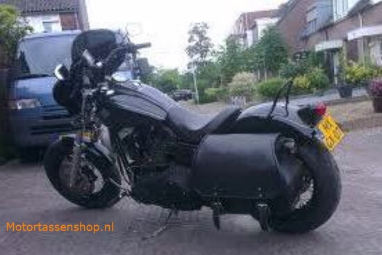 Harley Davidson Dyna Bigbag, zwart nerfleder, 40L, P7900 
