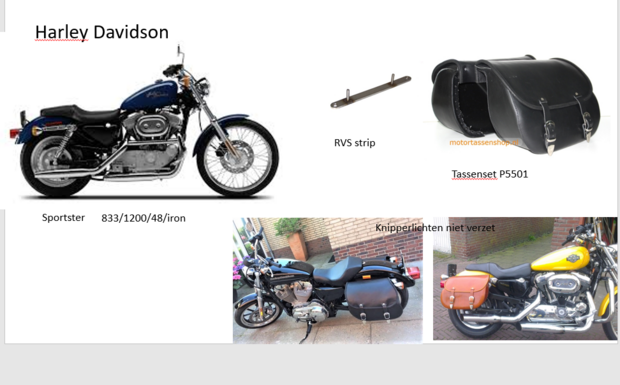Harley Davidson Sportster Classic motortas, cognac, 2x25L, P5501c
