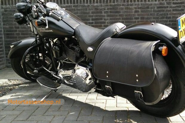 Harley Davidson Softail Bigbag, zwart nerfleder, 40 L, P6900