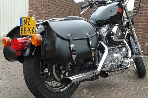 Harley Davidson Sportster, Classic motortas, zwart, 2x27L, G5501s