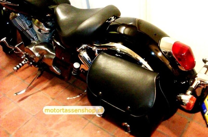 Honda Shadow Bigbag, zwart nerfleder, 40 L, J5901n