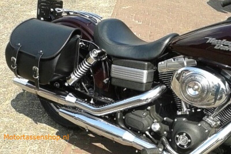 Harley Davidson Dyna met motortas, zwart, G5501s