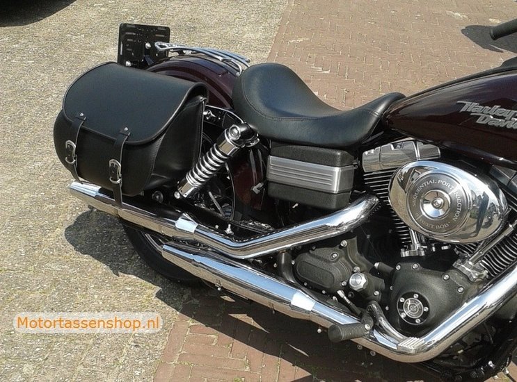 Harley Davidson Softail met Bigbag, zwart, 40L, J5901s