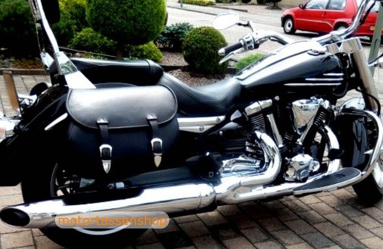 Yamaha Star met Classic 27 motortas, zwart, 2 x27L, G5501s