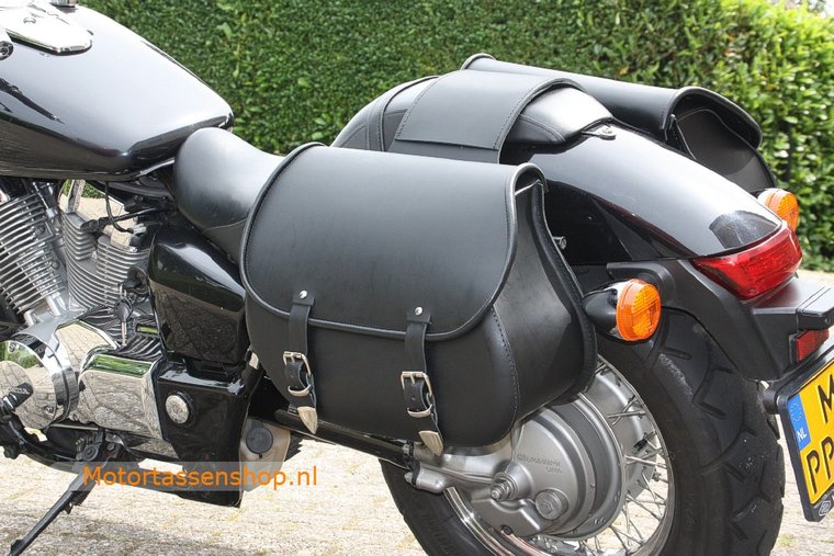 Honda Shadow, Classic motortas, zwart, 2x27L, G5501s