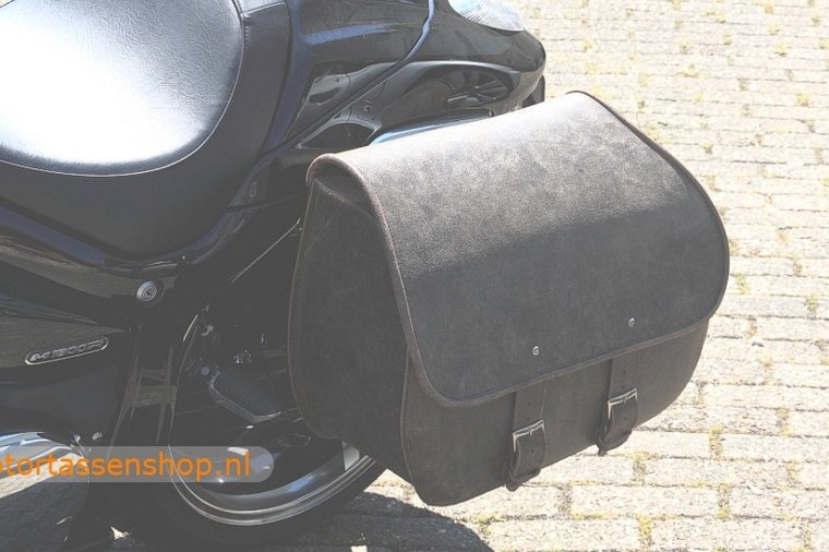 MOTORTAS BIGBAG ANTIEK - 40 LITER - SPLITLEDER - J5901