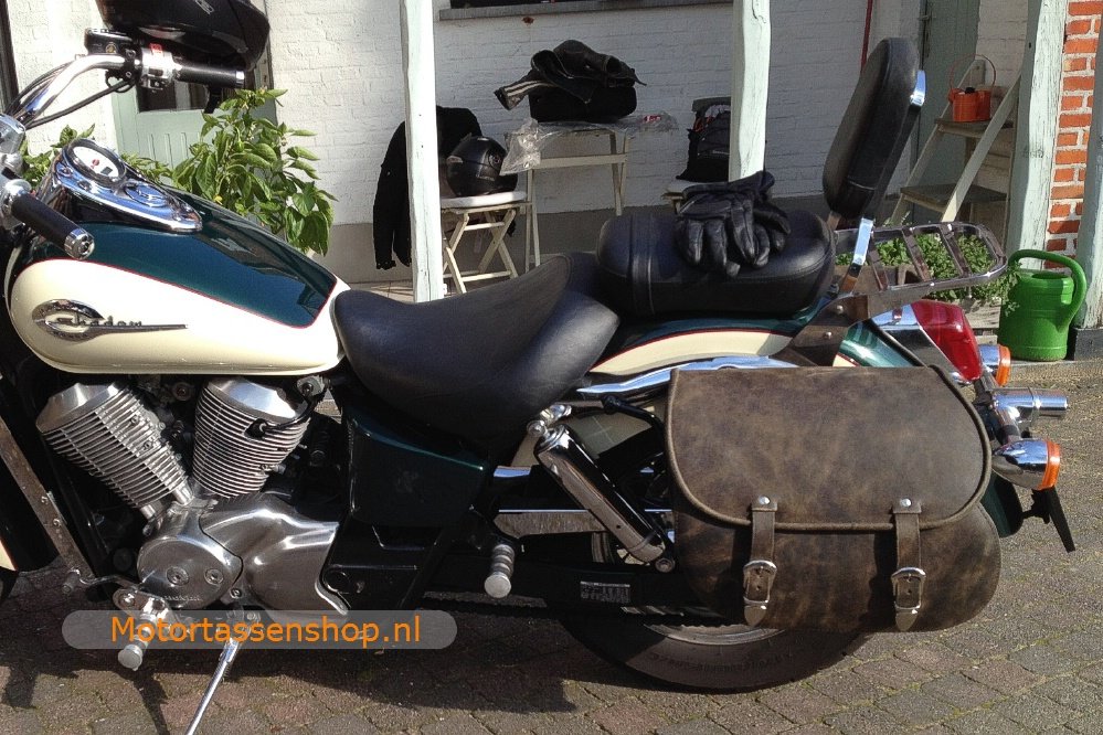 Honda Shadow Classic motortas, antiek, 2x27L, G5501a