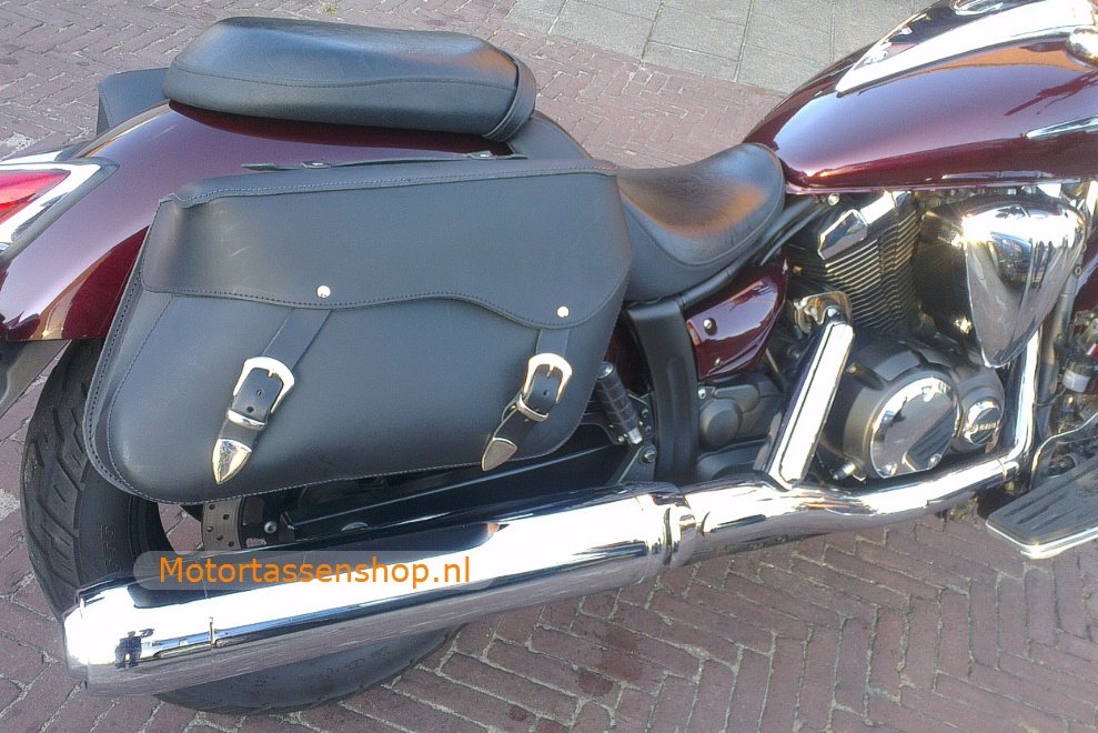 Suzuki Intruder motortas, zwart, 2x22 L, E4000s