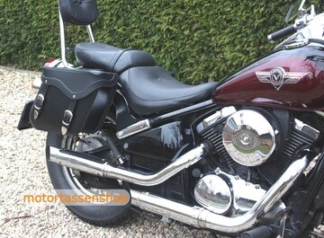 Kawasaki Vulcan motortas, zwart, 2x13 L, C2050s
