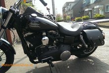 Harley Davidson Dyna met motortassen, zwart, 2x13,5L, C4080s