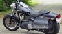 Harley Davidson Dyna met Bigbag, zwart nerfleder, 40L, J5901zn_
